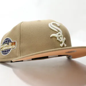Chicago White Sox 2005 World Series New Era 59Fifty Fitted Hat (GITD Camel Peach Under Brim)