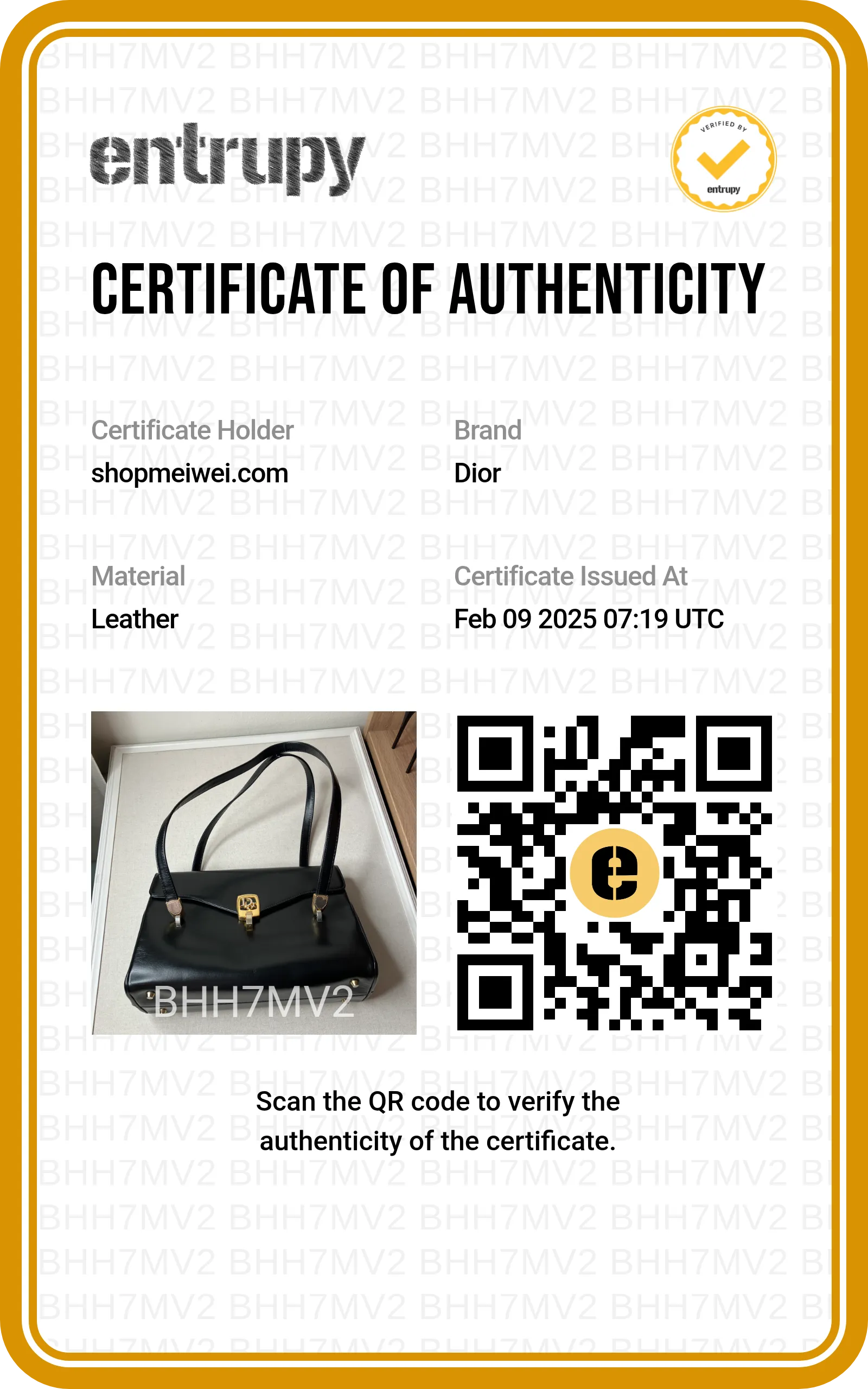 Christian Dior Black Leather Shoulder Flap Bag with Coin Purse