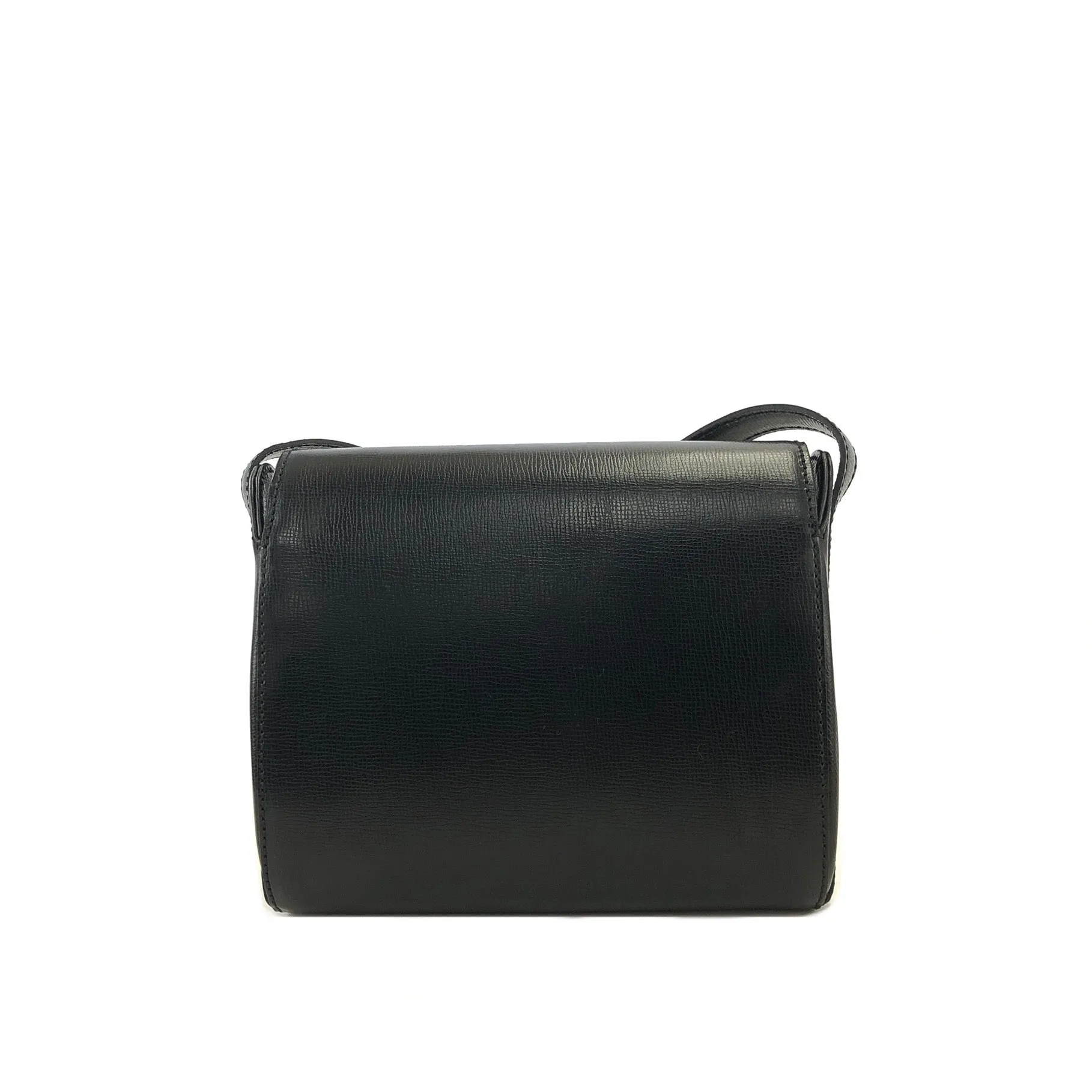 Christian Dior CD Logo Wave Crossbody Shoulder bag Black Vintage Old m5w356