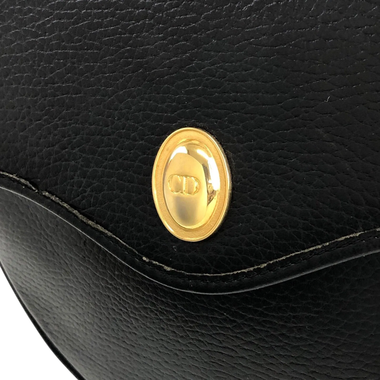 Christian Dior  Shoulder bag Black Vintage tzdbkd