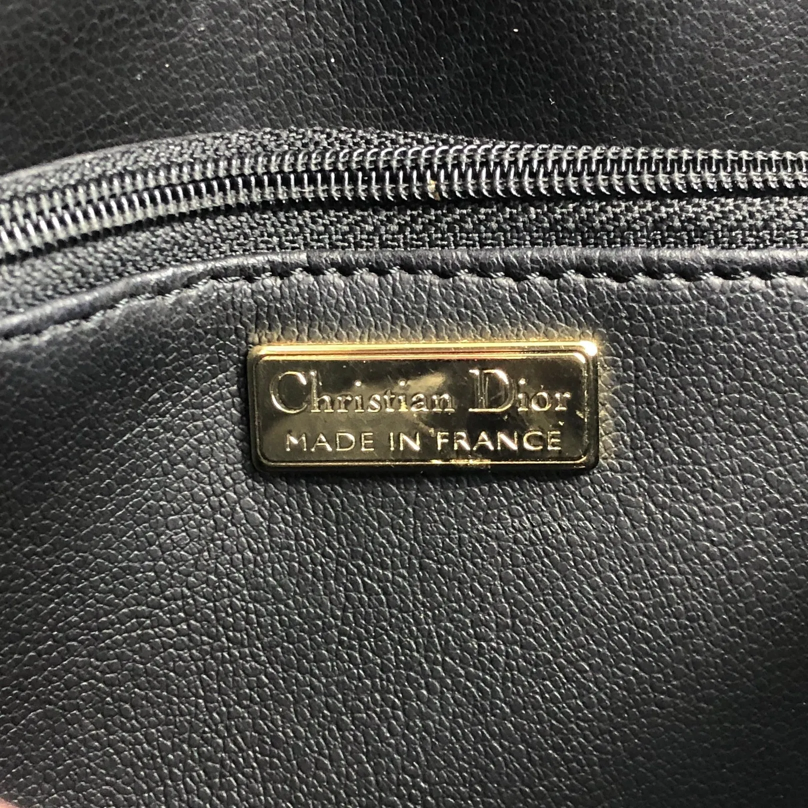 Christian Dior  Shoulder bag Black Vintage tzdbkd