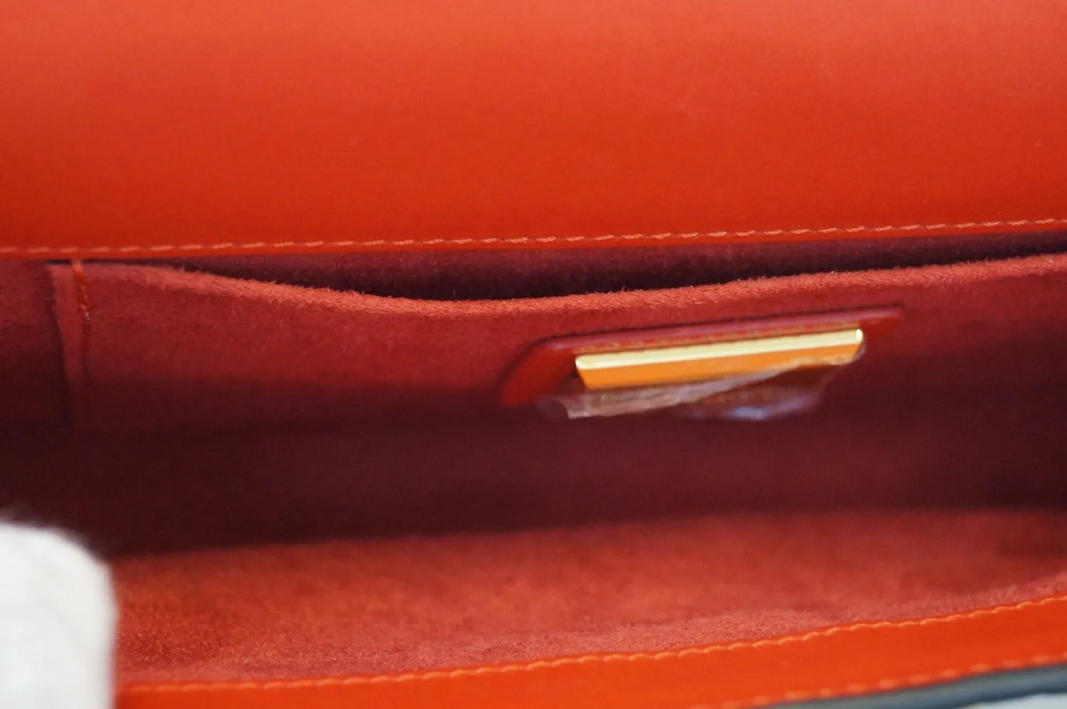 CHRISTIAN LOUBOUTIN Vero Dodat Gold Quilted Clutch Shoulder Bag