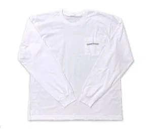 Chrome Hearts "USA Shoulder Logo" L/S Tee White