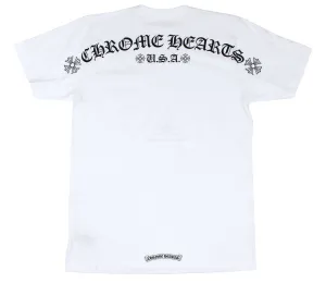 Chrome Hearts "USA Shoulder Logo" Tee White