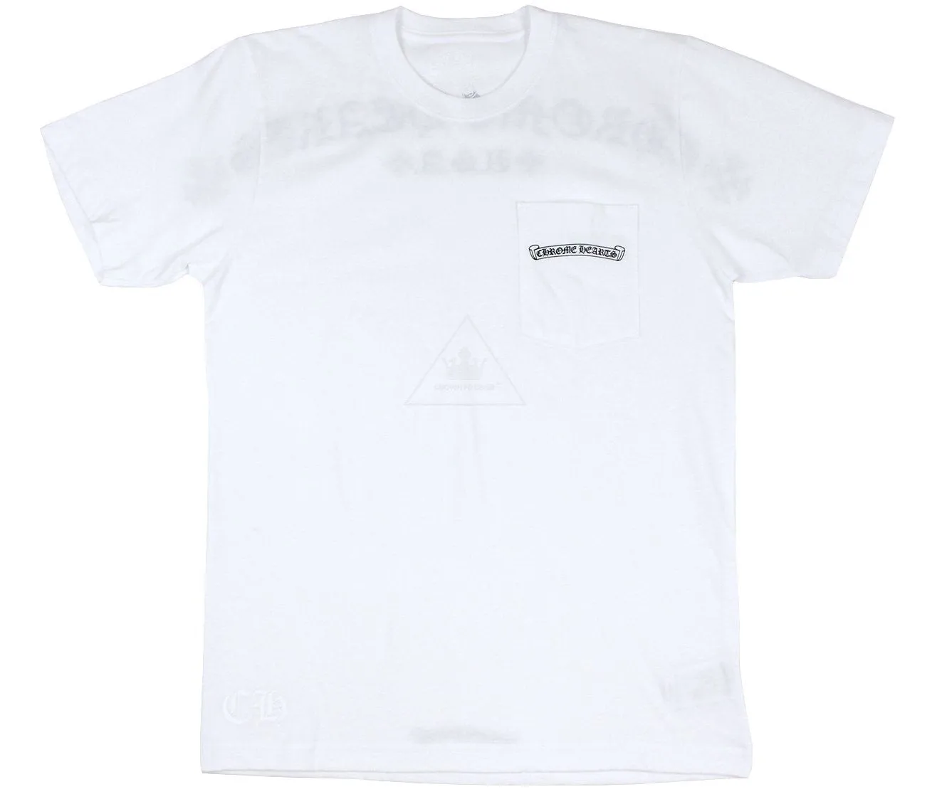 Chrome Hearts "USA Shoulder Logo" Tee White