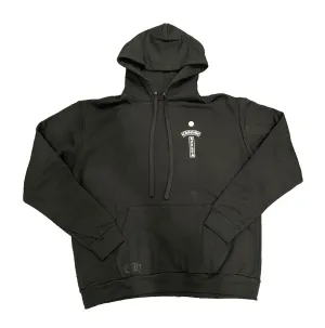 Chrome Hearts USA Shoulder Logo Hoodie Black
