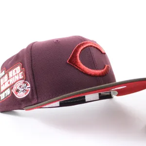 Cincinnati Reds The Big Red Machine 1975 New Era 59Fifty Fitted Hat (Maroon Walnut Red Under Brim)