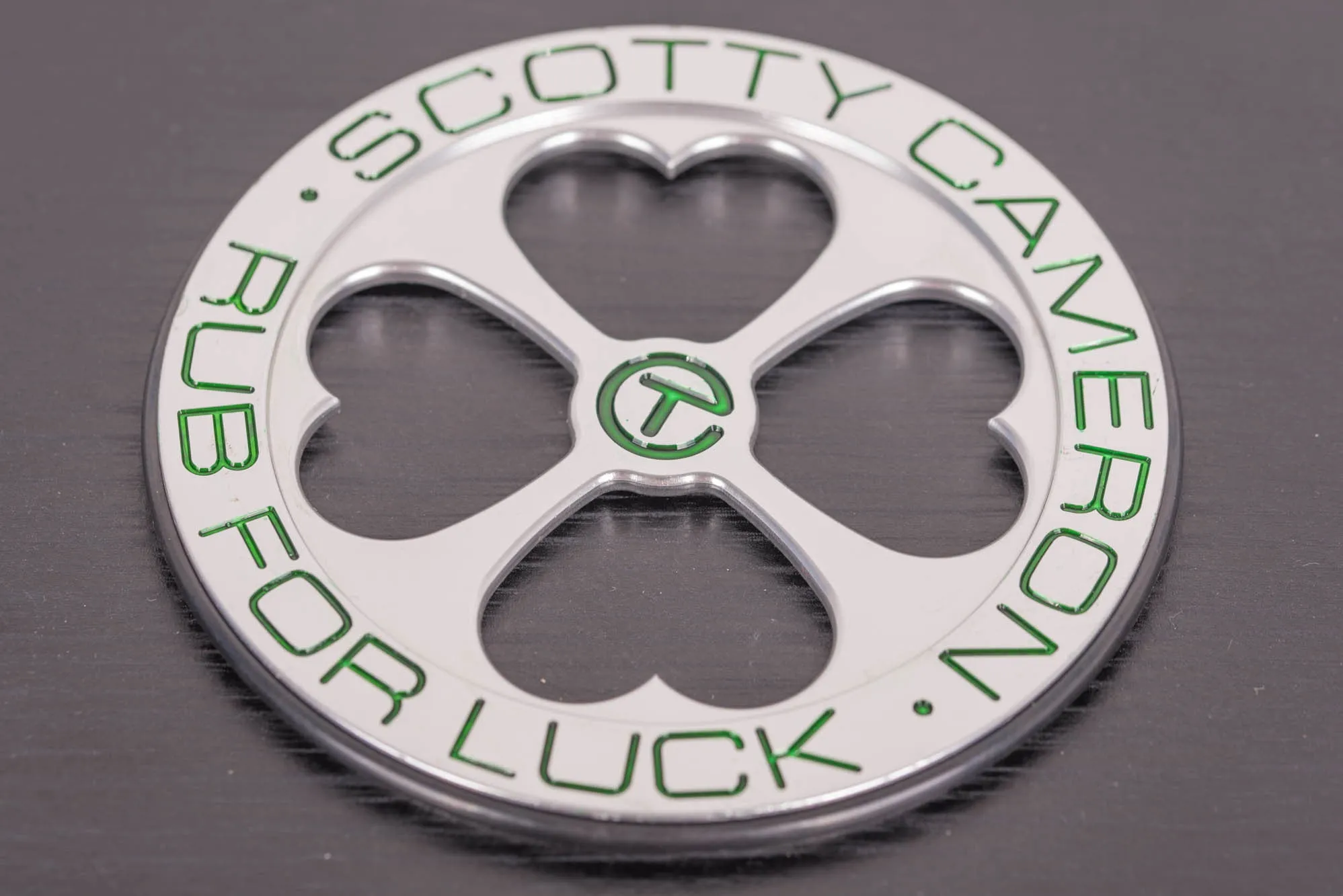 Circle-T Rub For Luck Bag Tag
