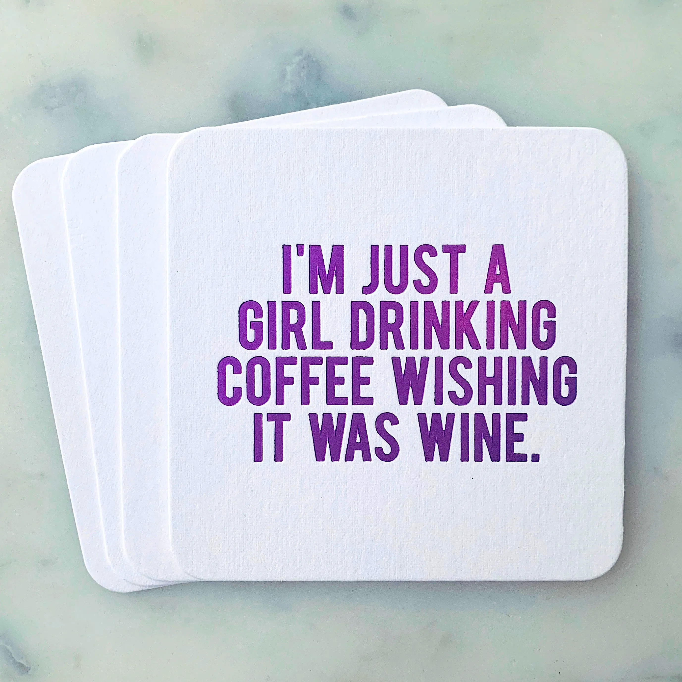 CLASSY Mixed Set - 14 Assorted Funny Wine Coasters   Gift Bag