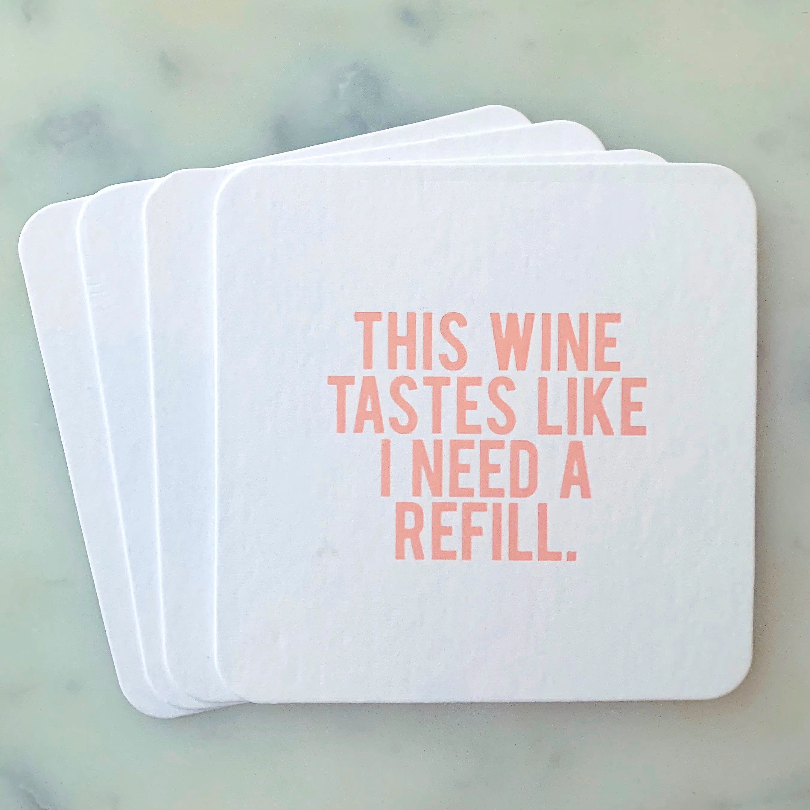 CLASSY Mixed Set - 14 Assorted Funny Wine Coasters   Gift Bag