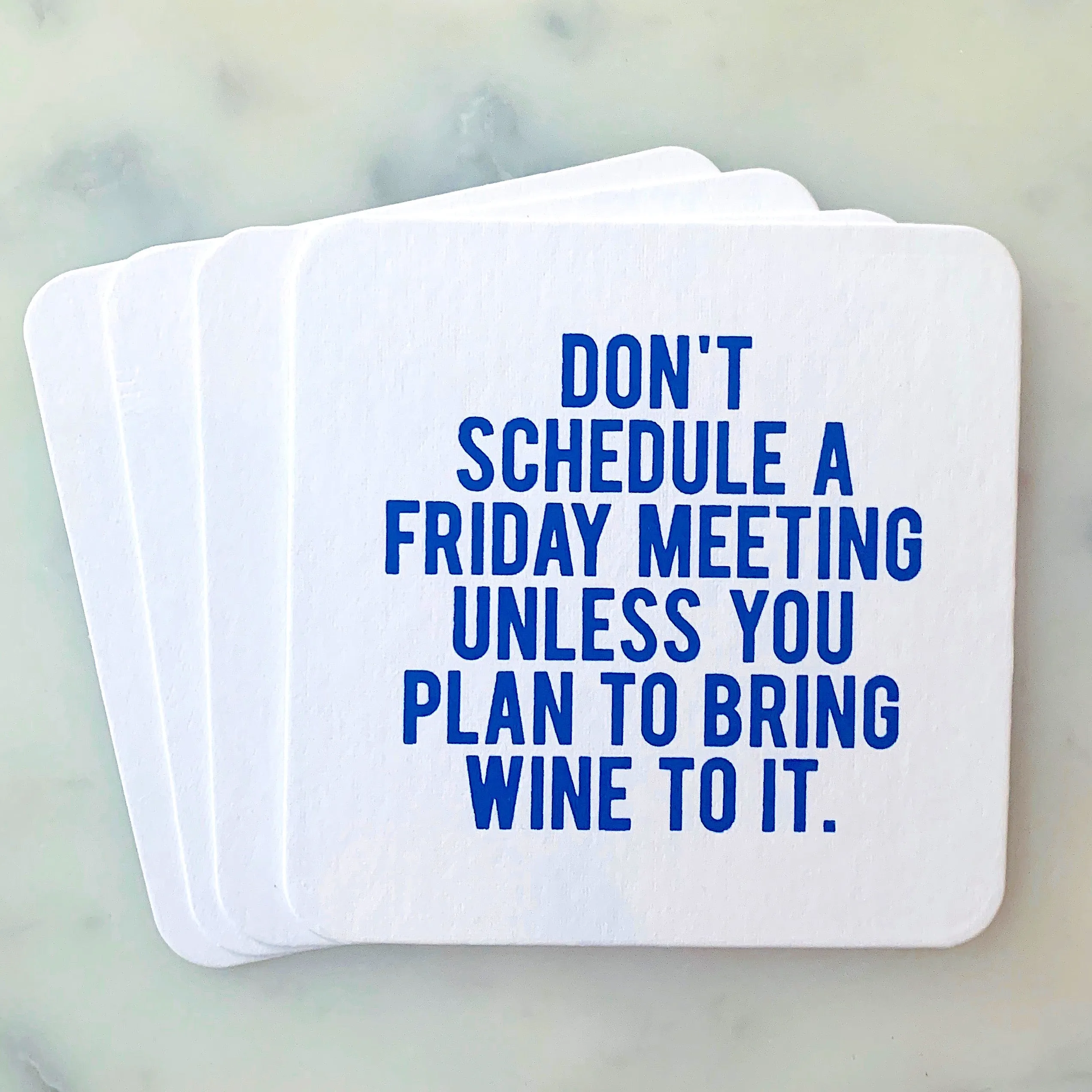 CLASSY Mixed Set - 14 Assorted Funny Wine Coasters   Gift Bag