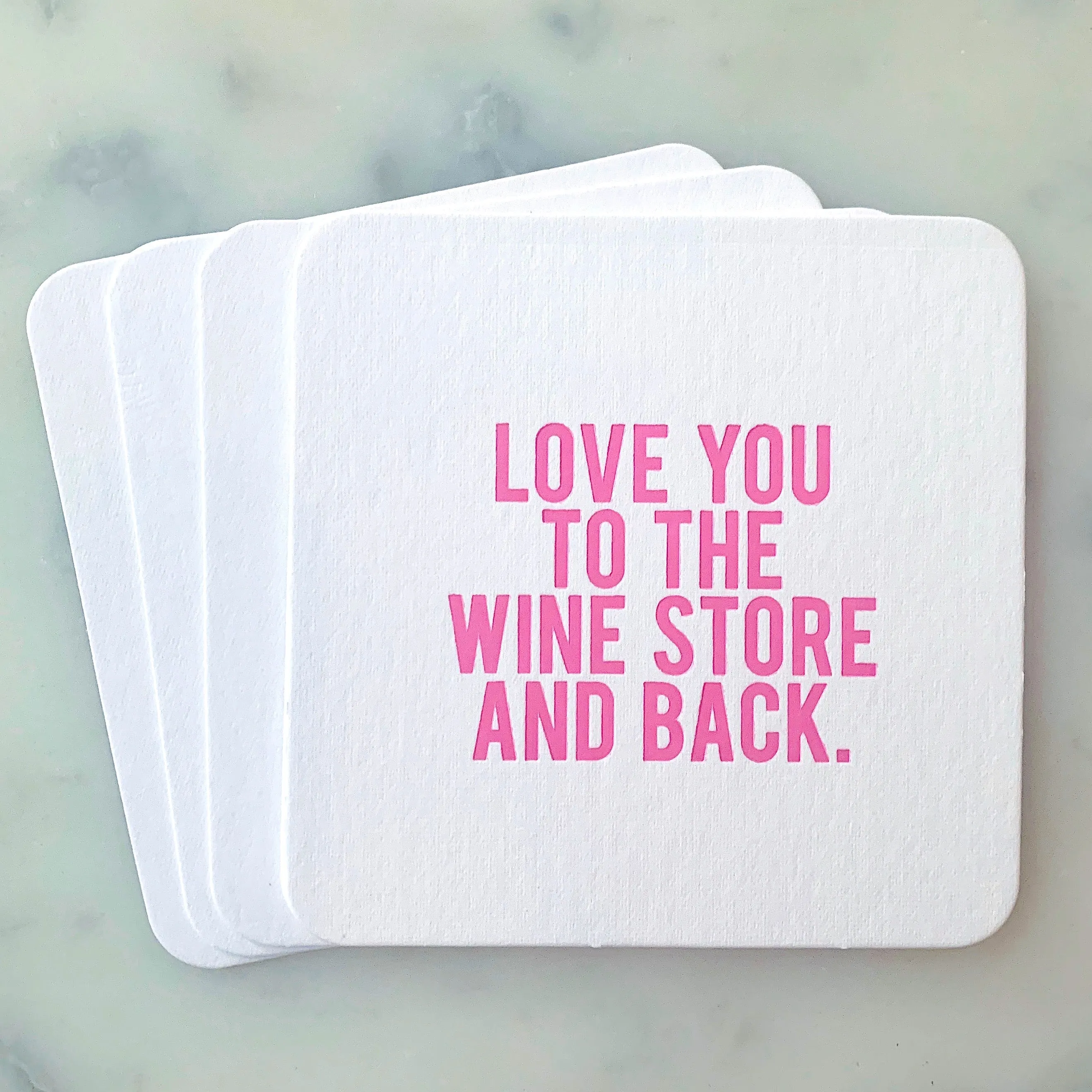 CLASSY Mixed Set - 14 Assorted Funny Wine Coasters   Gift Bag