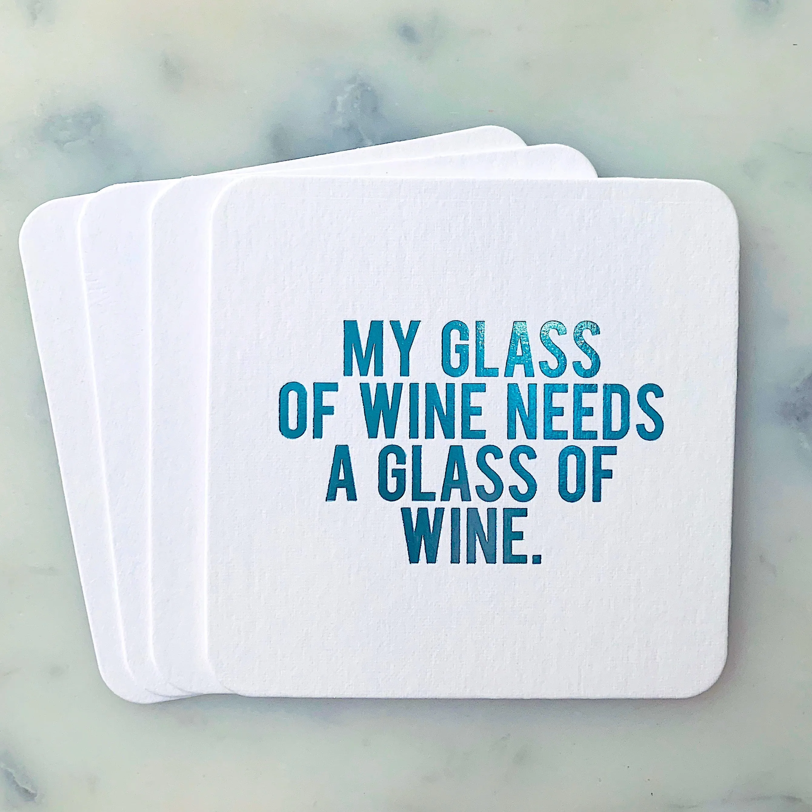 CLASSY Mixed Set - 14 Assorted Funny Wine Coasters   Gift Bag