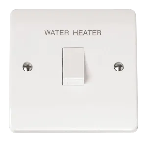 Click Mode CMA040 White Moulded 20A DP ‘Water Heater’ Switch