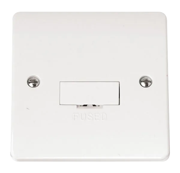 Click Mode CMA649 White Moulded 3A Fused Connection Unit