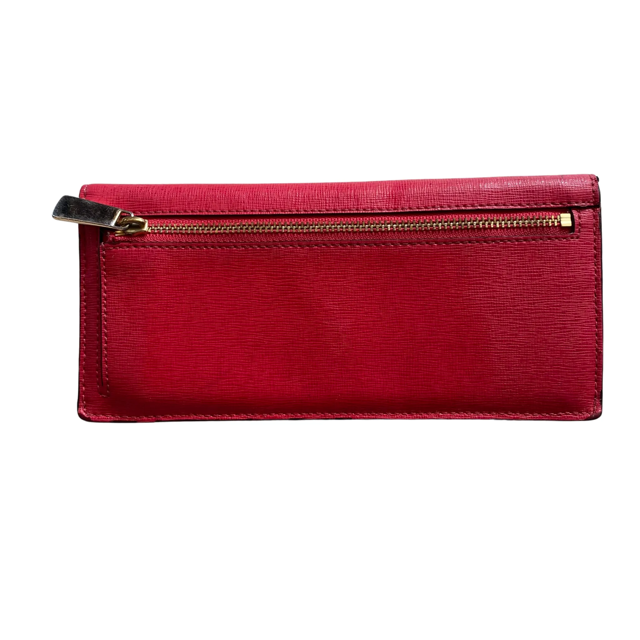 COACH Saffiano Leather Companion Wallet Red