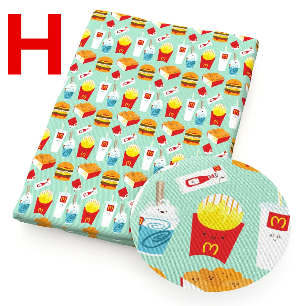 Cola printed fabric