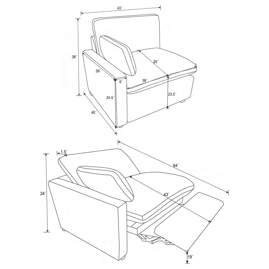 Colleen RAF Recliner