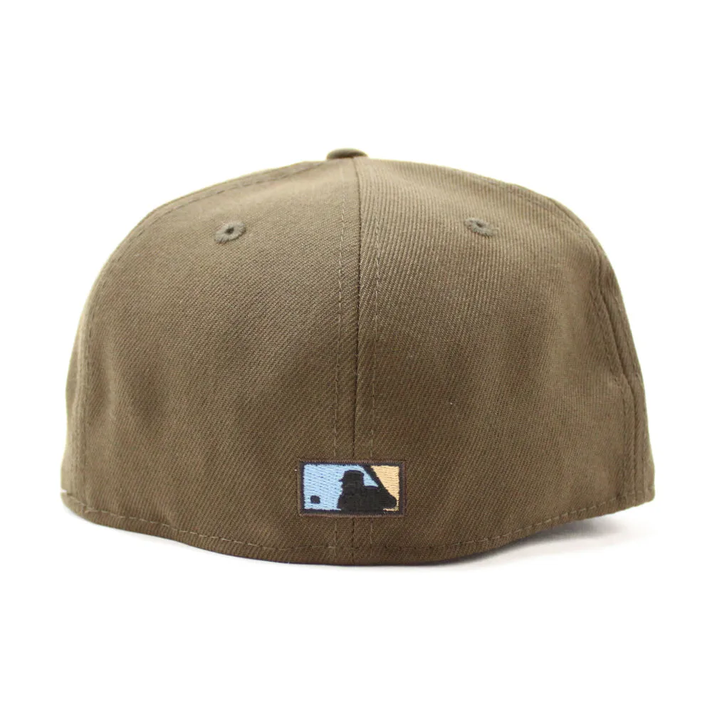 Colorado Rockies 25th Anniversary New Era 59Fifty Fitted Hat (GITD Walnut Sky Blue Under Brim)