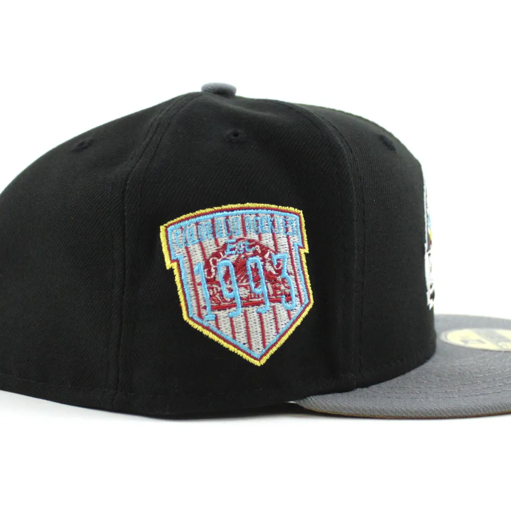 Colorado Rockies EST 1993 New Era 59Fifty Fitted Hat (GITD Black Gray Khaki Under Brim)
