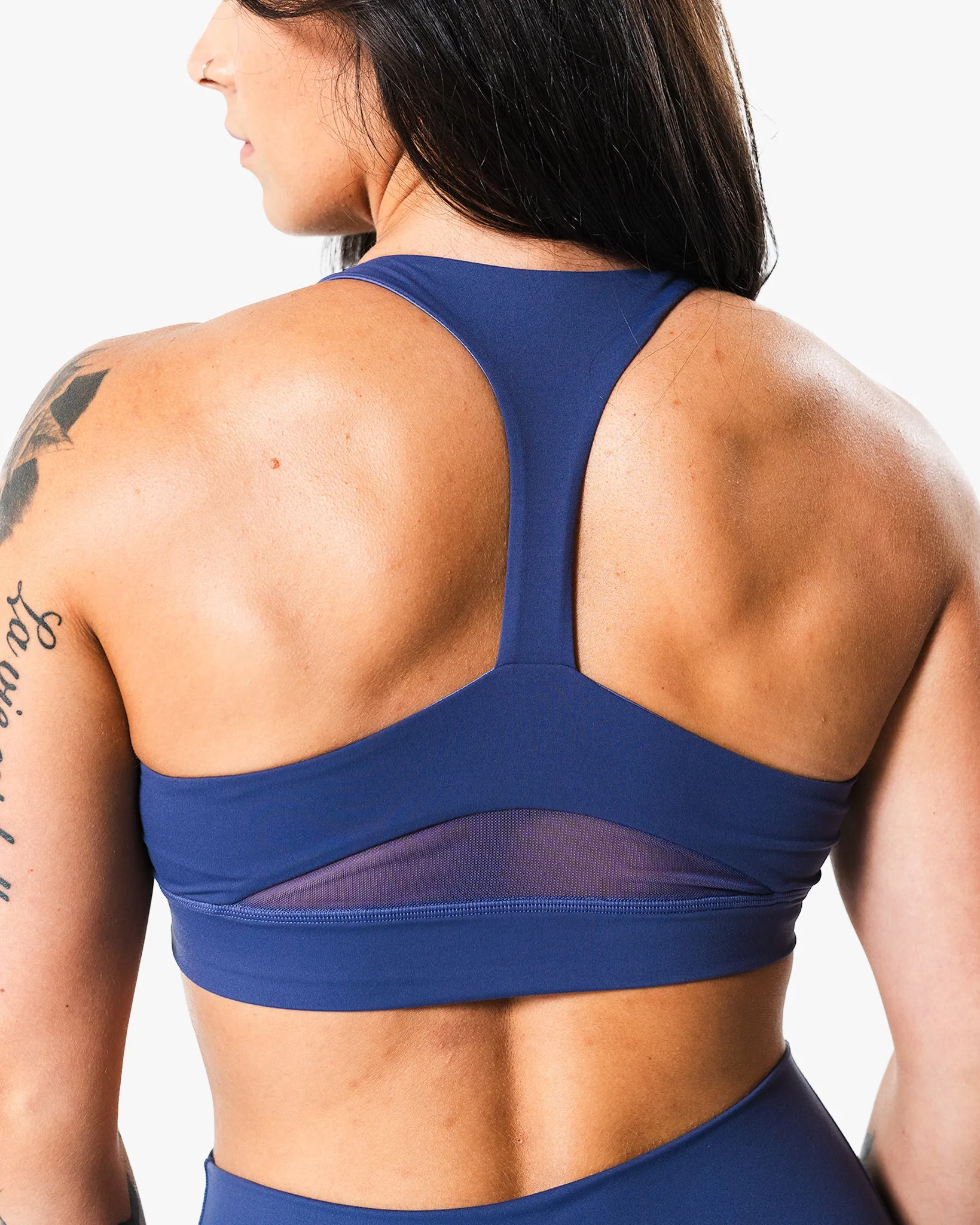 Core Script Bra - Slate Blue