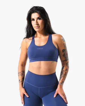 Core Script Bra - Slate Blue