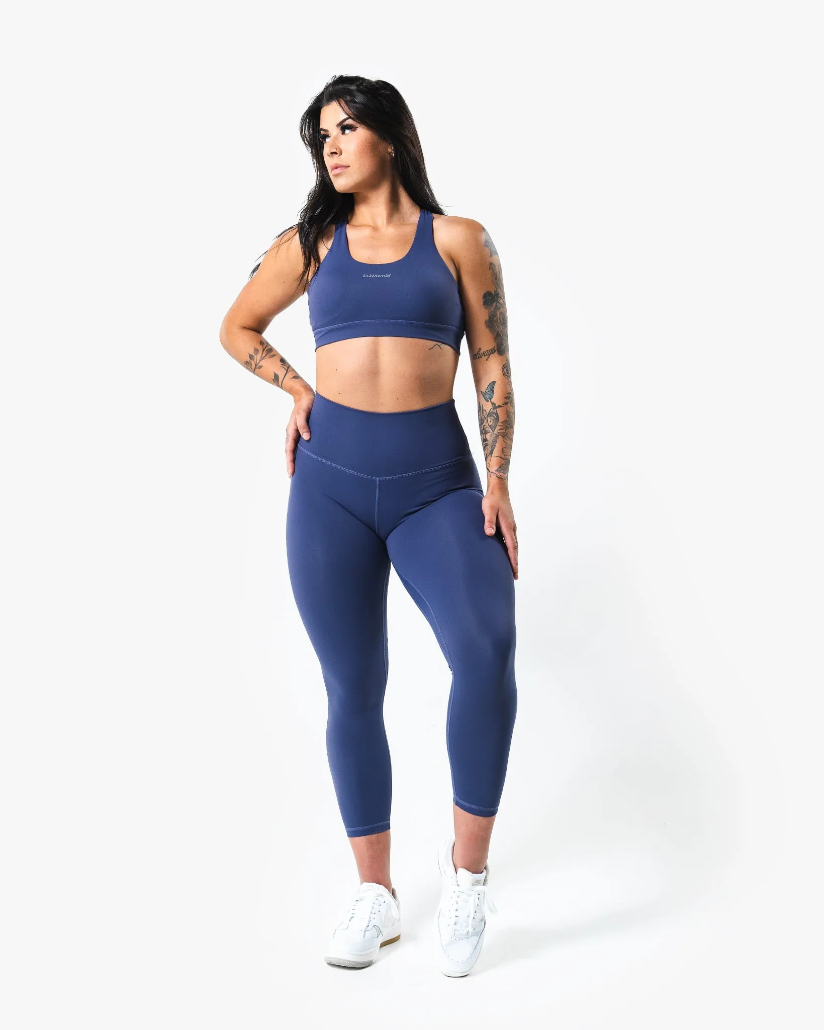 Core Script Bra - Slate Blue