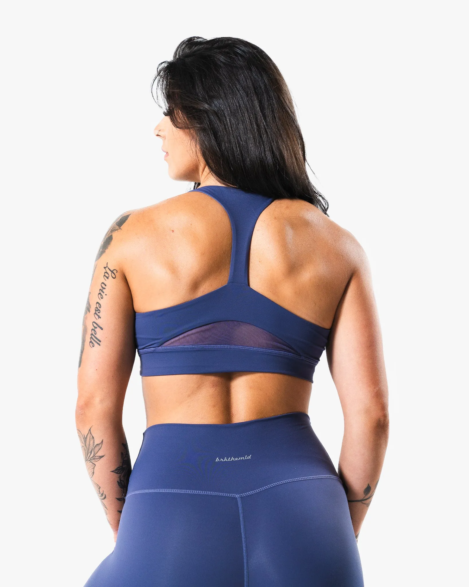 Core Script Bra - Slate Blue