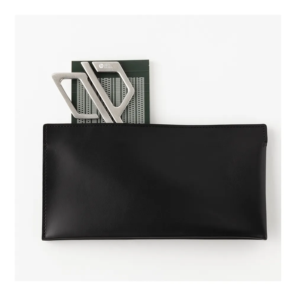 CRAFT DESIGN TECHNOLOGY Leather Pen Wallet - Black