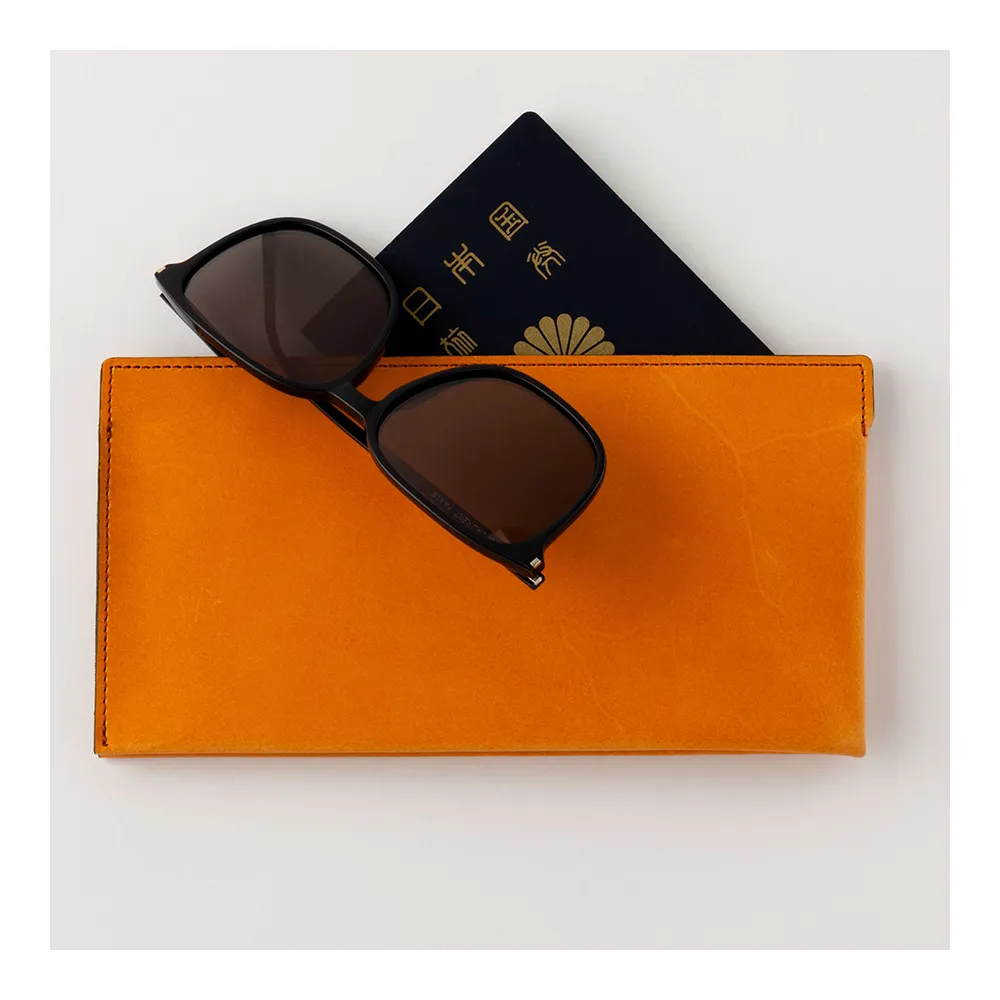 CRAFT DESIGN TECHNOLOGY Leather Pen Wallet - Camel