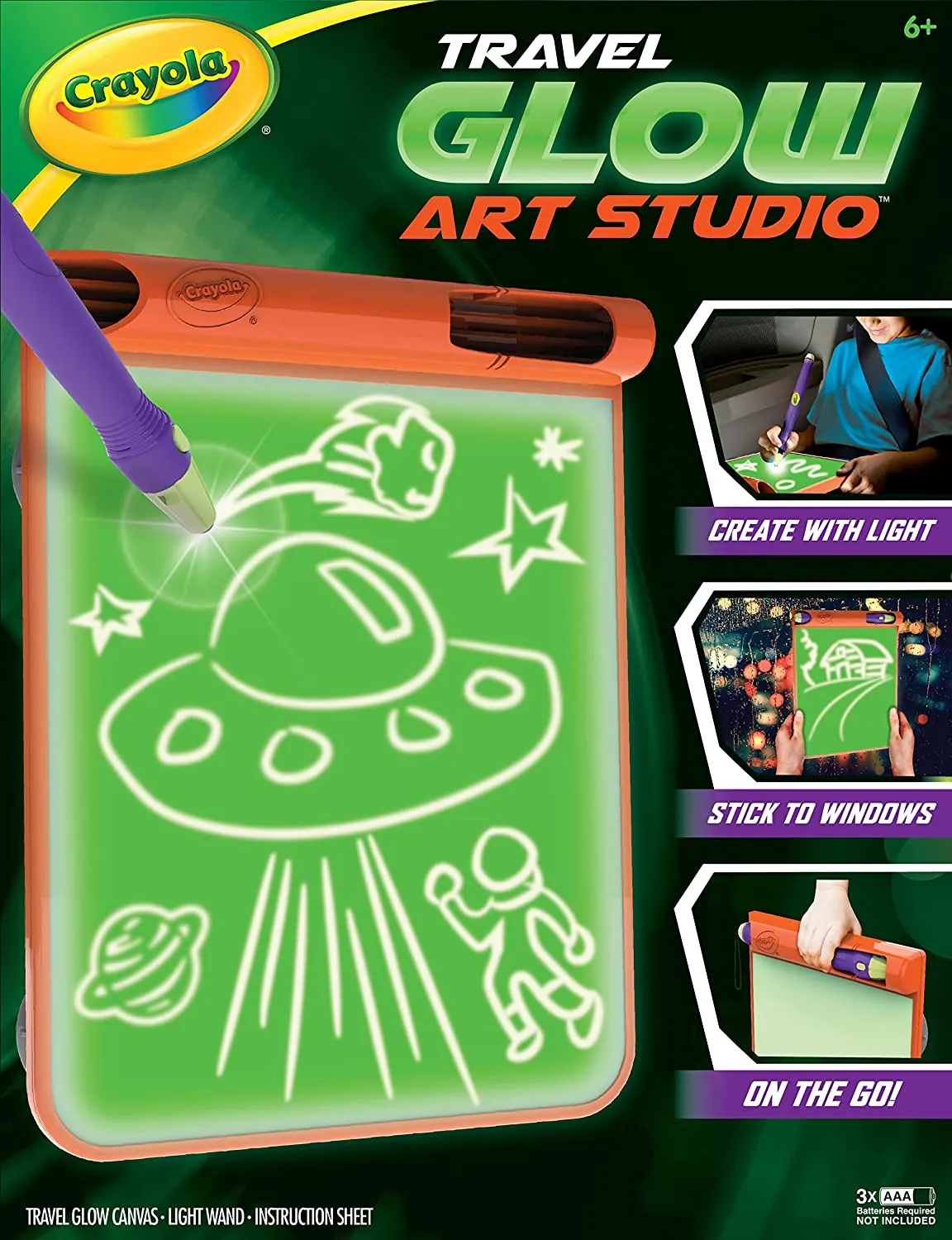 Crayola Travel Glow Art Studio