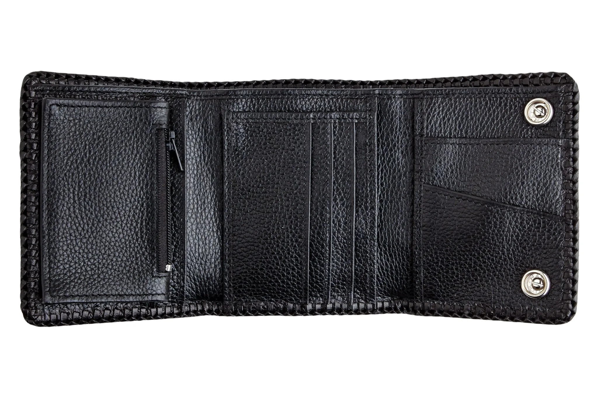 Cross Grey Snake Skin Leather Biker Wallet