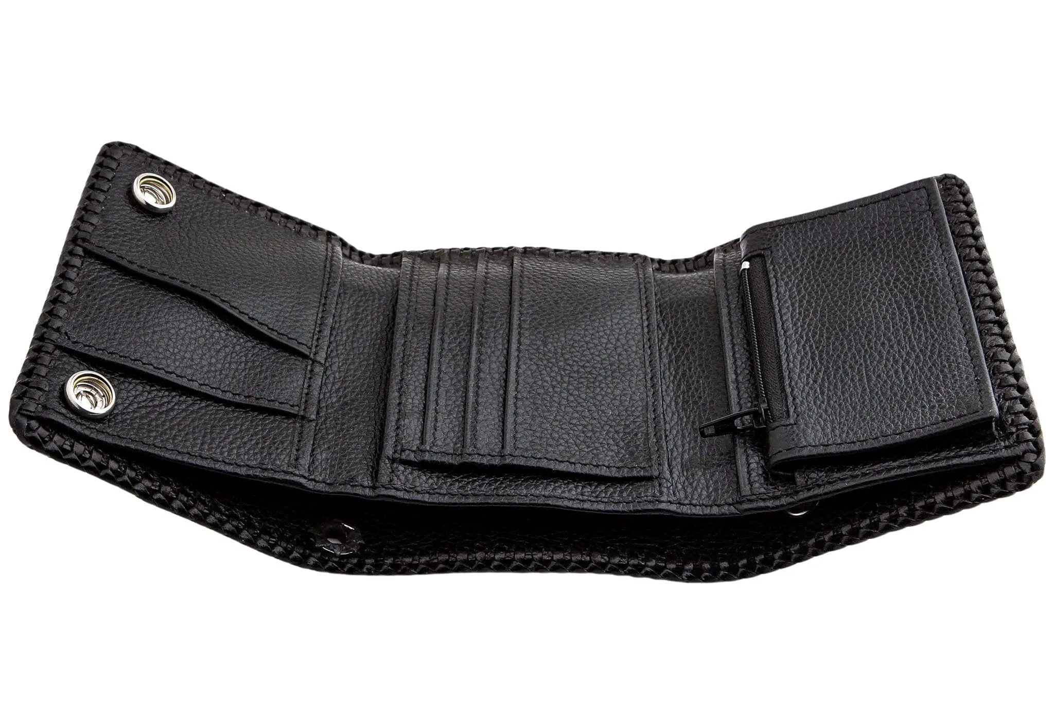 Cross Grey Snake Skin Leather Biker Wallet