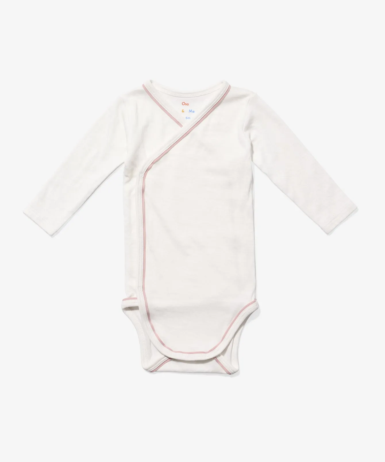 Crossbody One-piece, Pink Piping