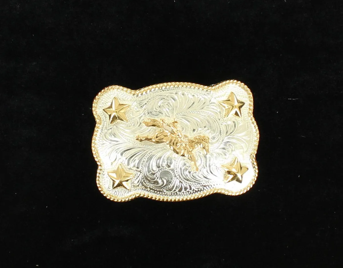 Crumrine Youth Bucking Bronc Belt Buckle