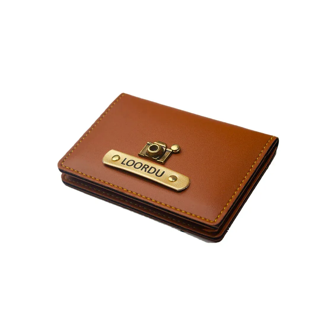 Customized Unisex Sleek and Stylish Wallet - Tan