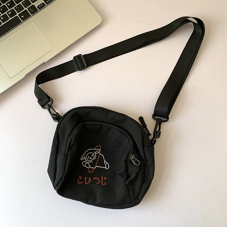 Cute Crossbody Student's Canvas Bag Women