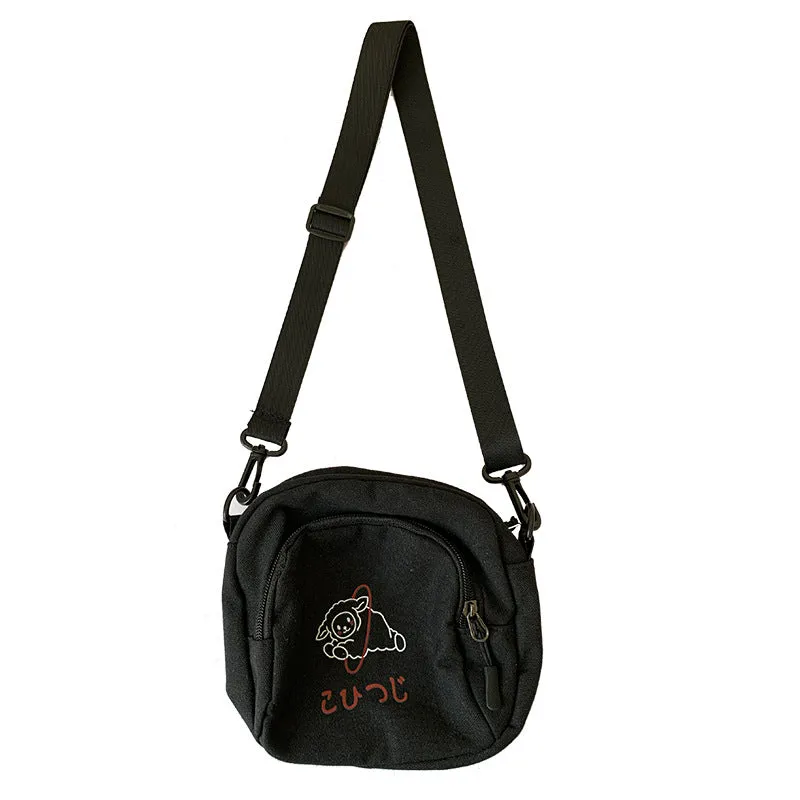 Cute Crossbody Student's Canvas Bag Women