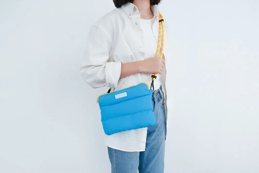 Cyan Pong Pong Bag {Multi Purpose Bag}