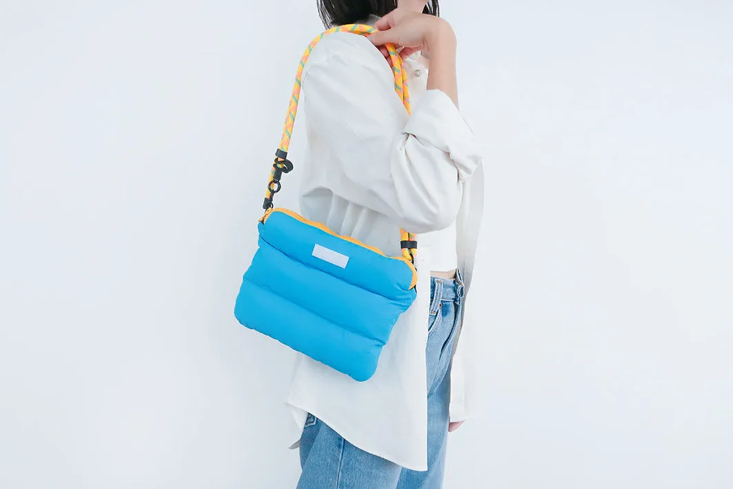 Cyan Pong Pong Bag {Multi Purpose Bag}
