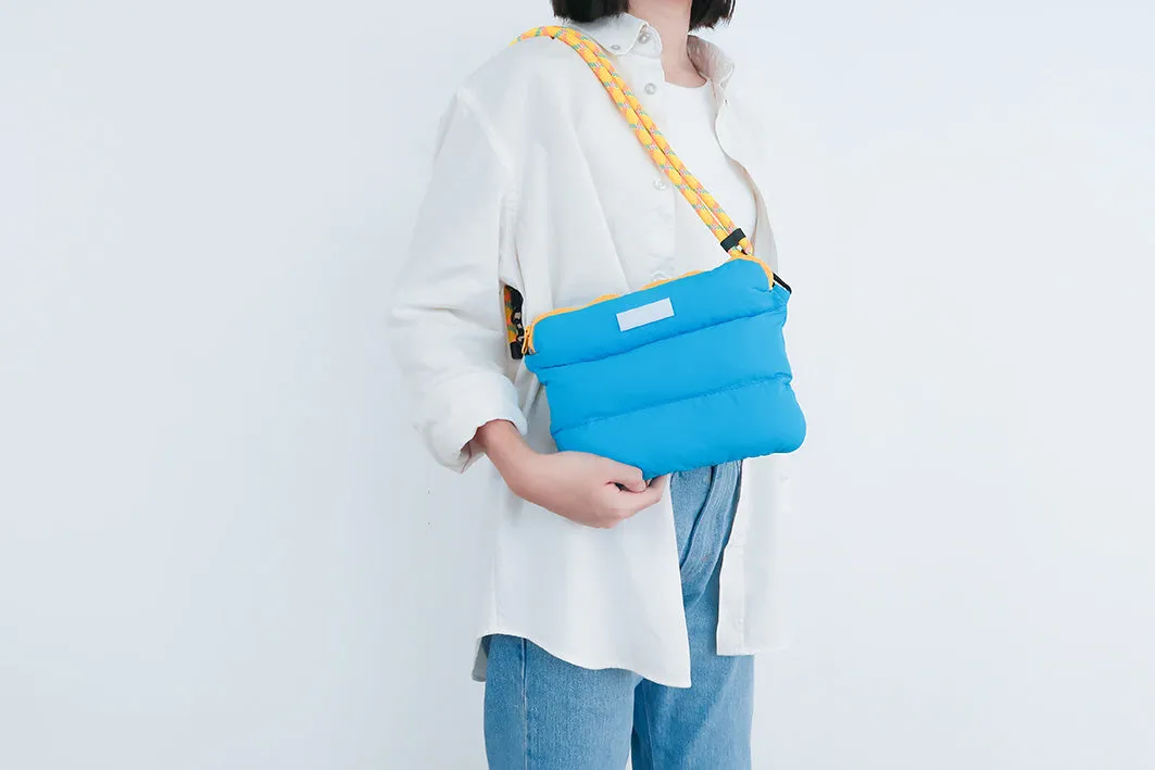 Cyan Pong Pong Bag {Multi Purpose Bag}