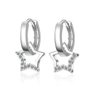 Cycolinks 925 Sterling Silver Star Earrings