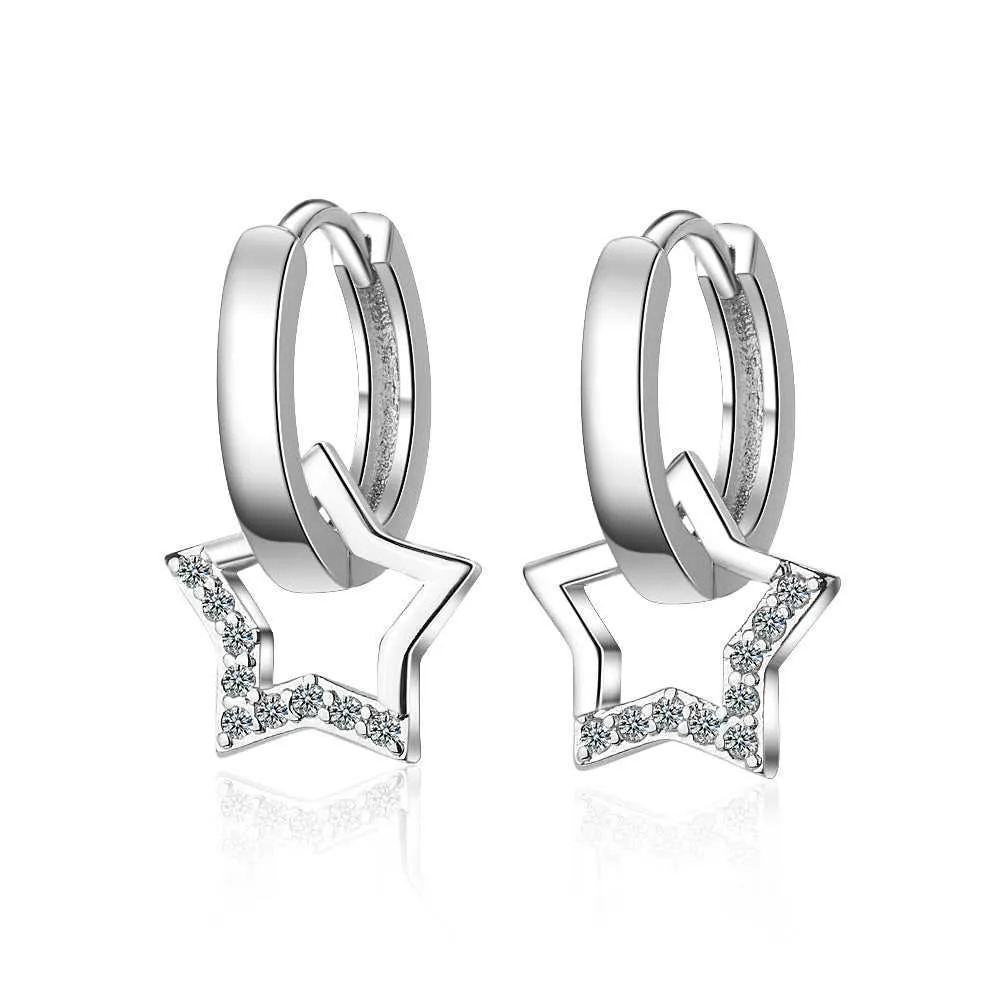 Cycolinks 925 Sterling Silver Star Earrings