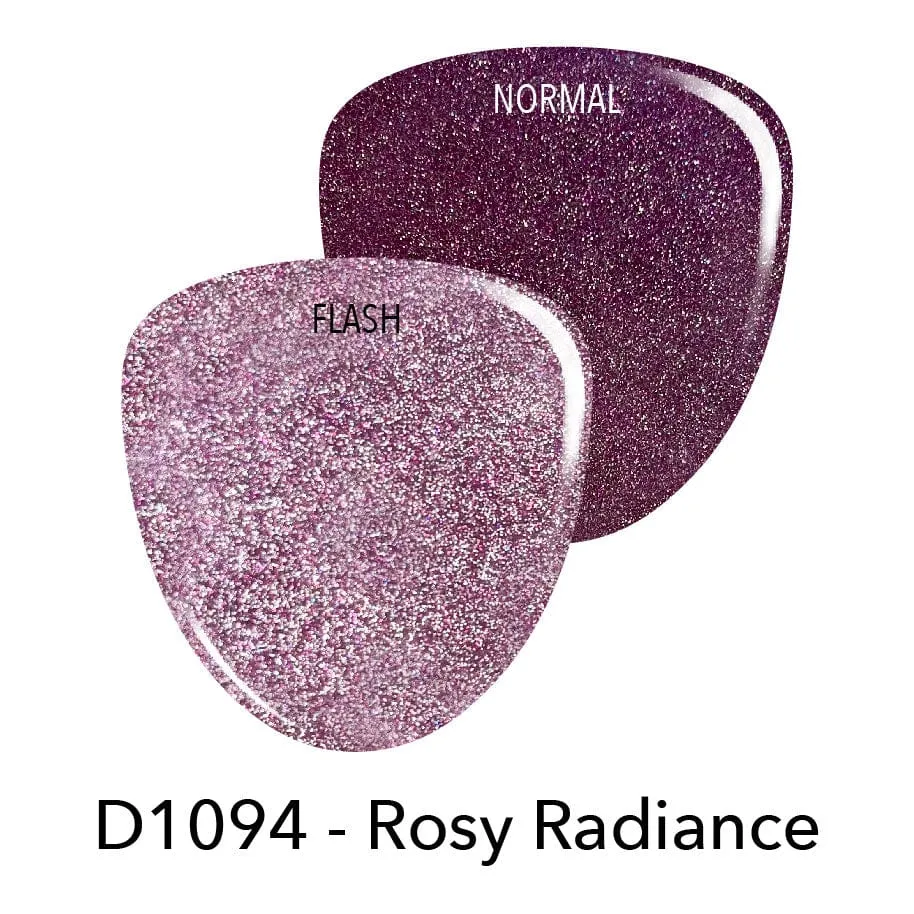 D1094 Rosy Radiance Pink Glitter Dip Powder