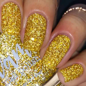Dam Nail Polish - Hibernation Collection Reflective Glitter - Forty Thousand Winks