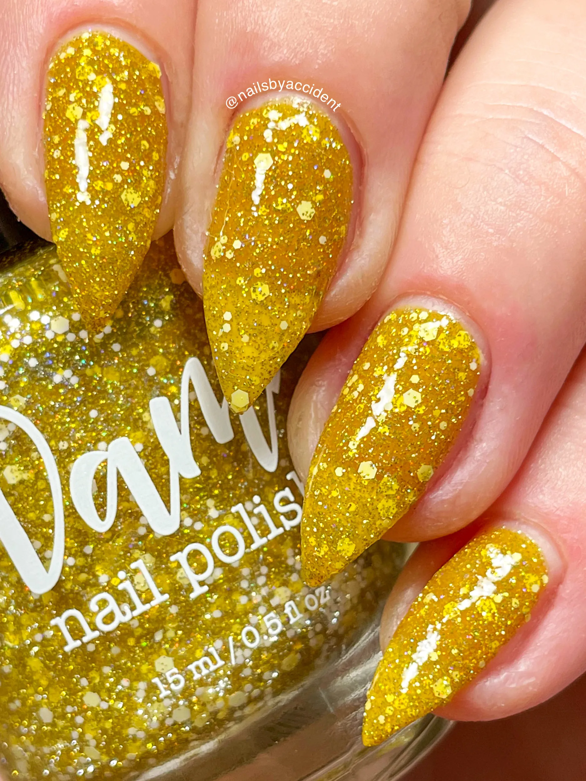 Dam Nail Polish - Hibernation Collection Reflective Glitter - Forty Thousand Winks