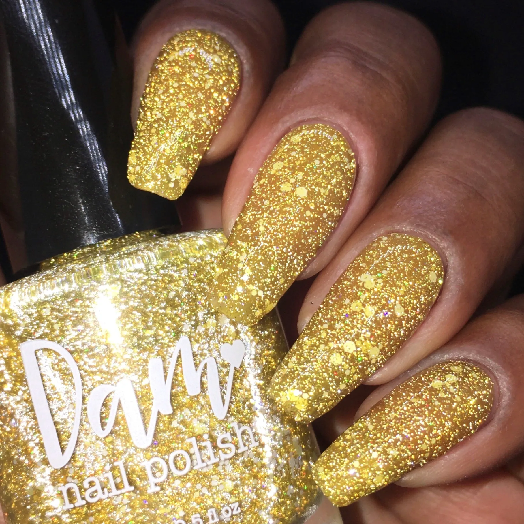 Dam Nail Polish - Hibernation Collection Reflective Glitter - Forty Thousand Winks