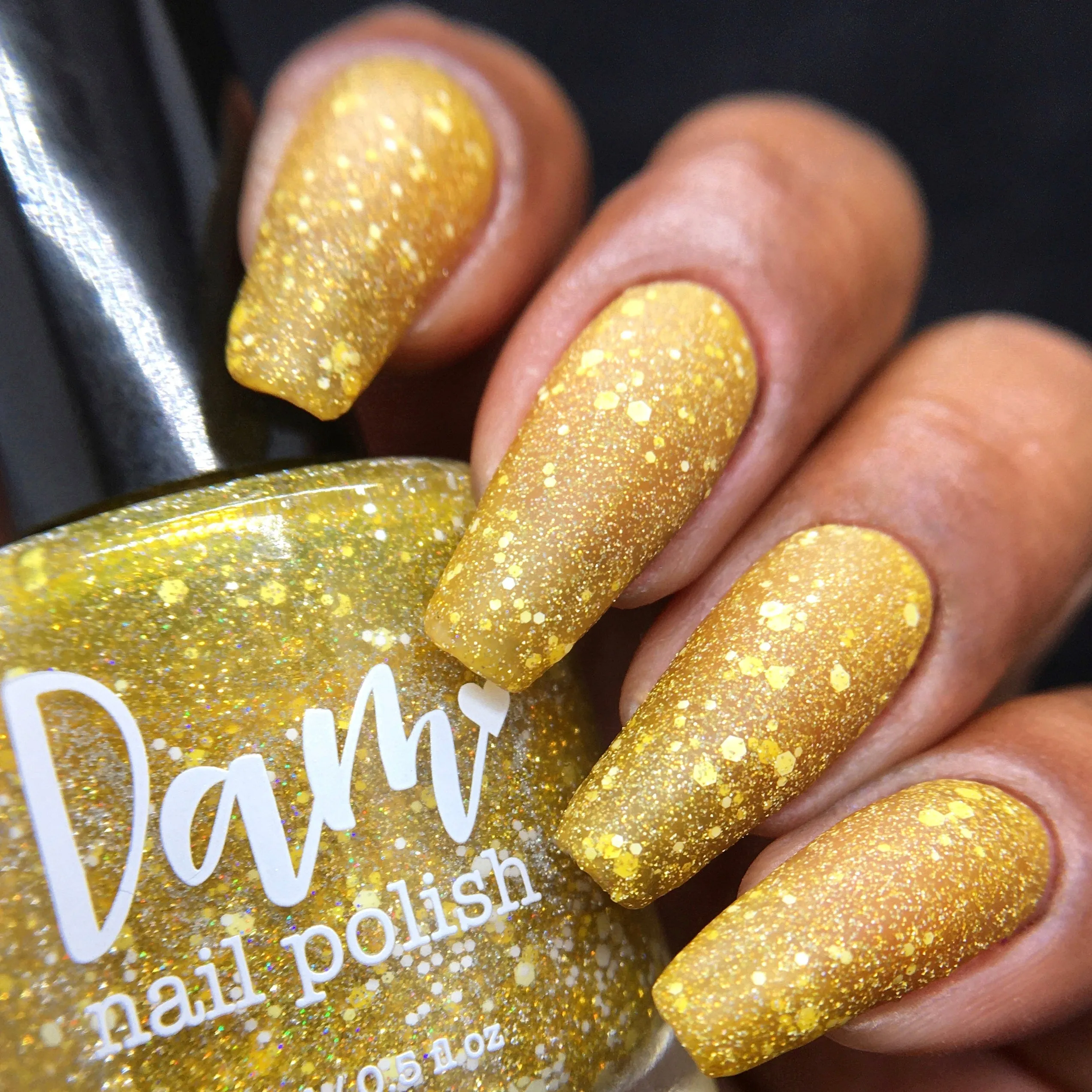 Dam Nail Polish - Hibernation Collection Reflective Glitter - Forty Thousand Winks