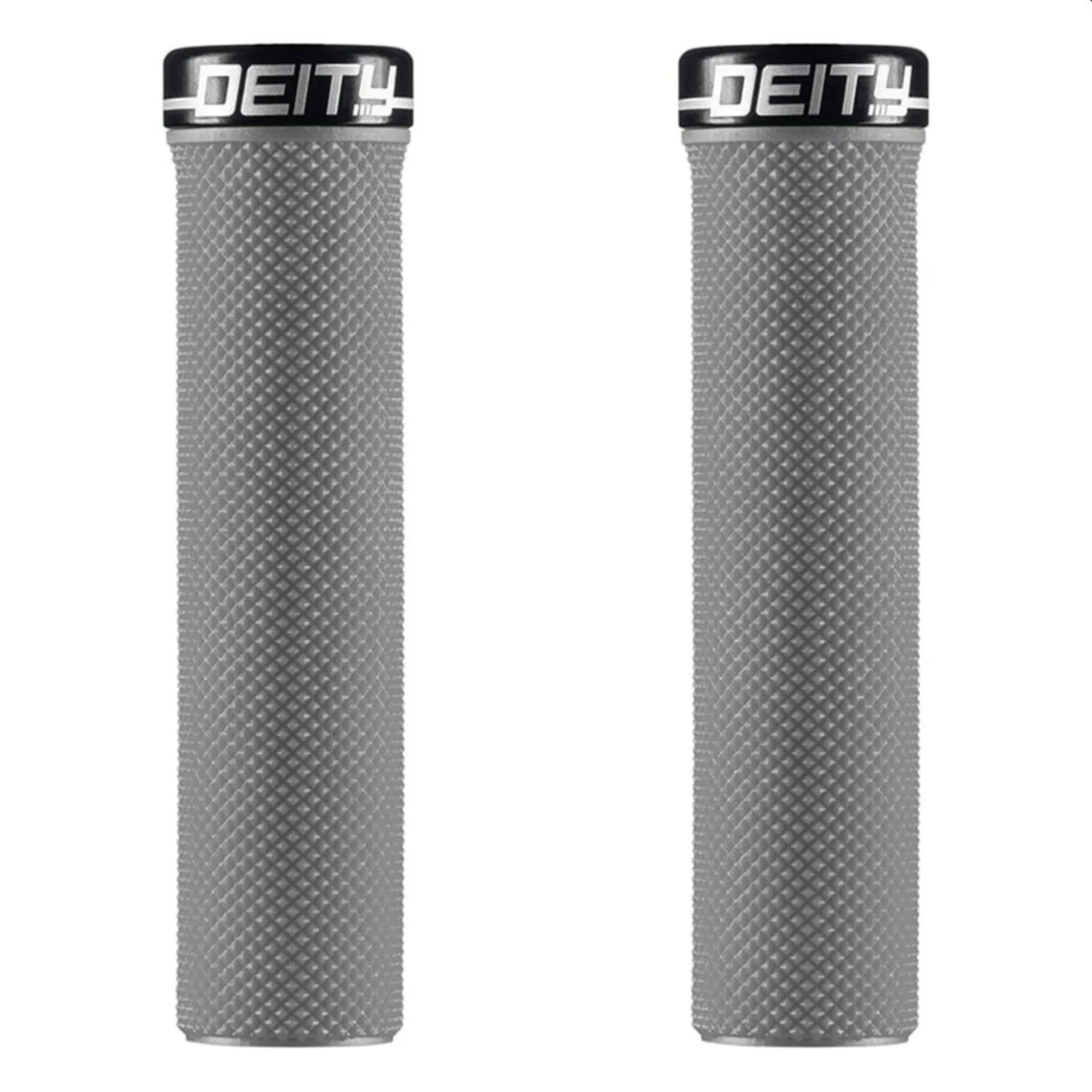 Deity Slimfit Lock-On Grips Stealth with Black Clamp