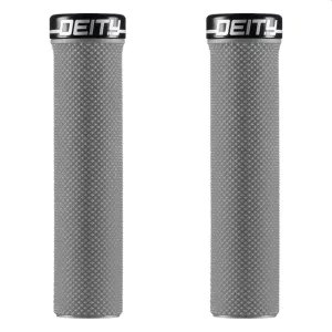 Deity Slimfit Lock-On Grips Stealth with Black Clamp